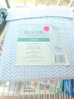 6 piece sheet set king size