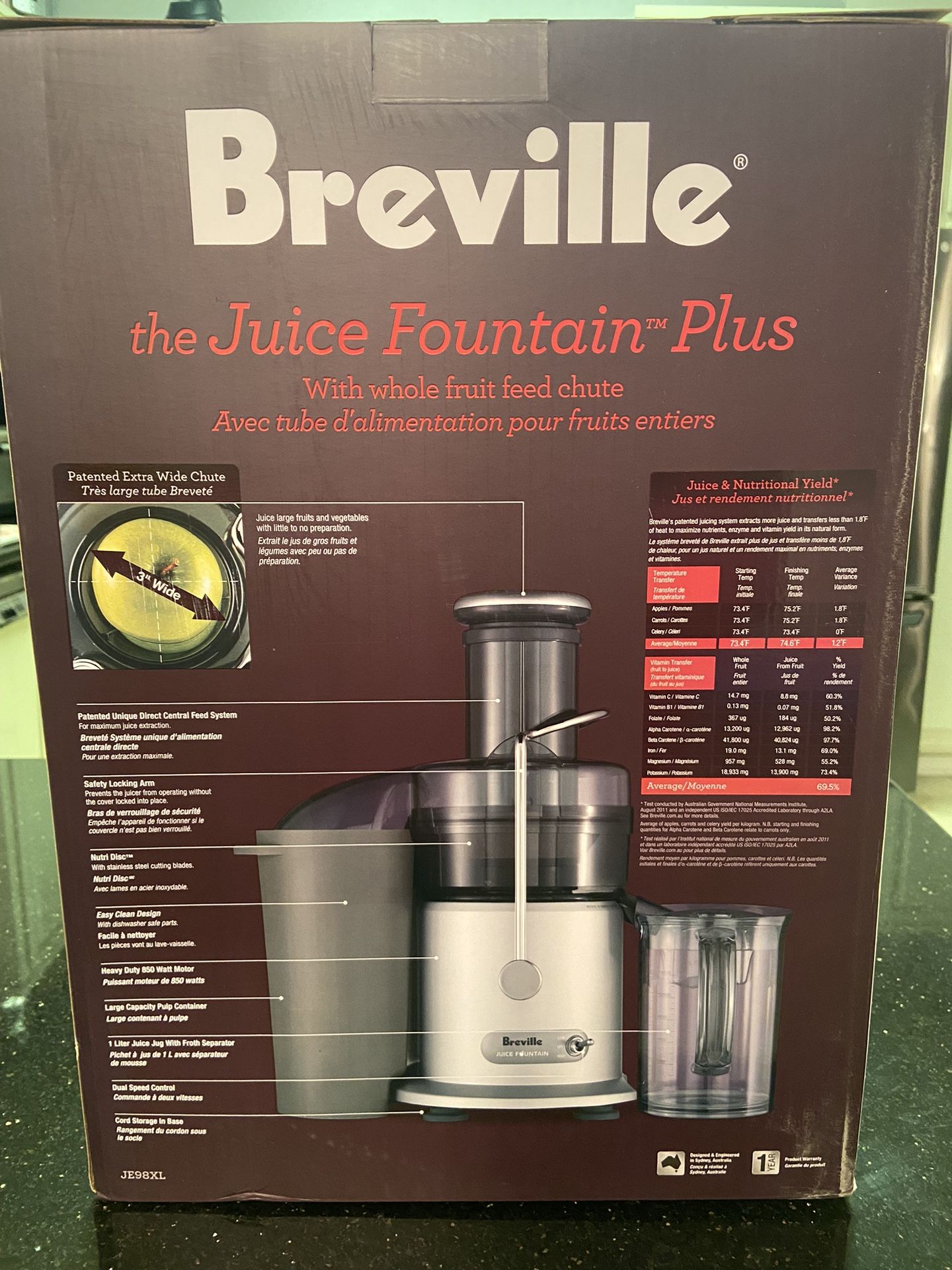 Breville Juicer Fountain Plus