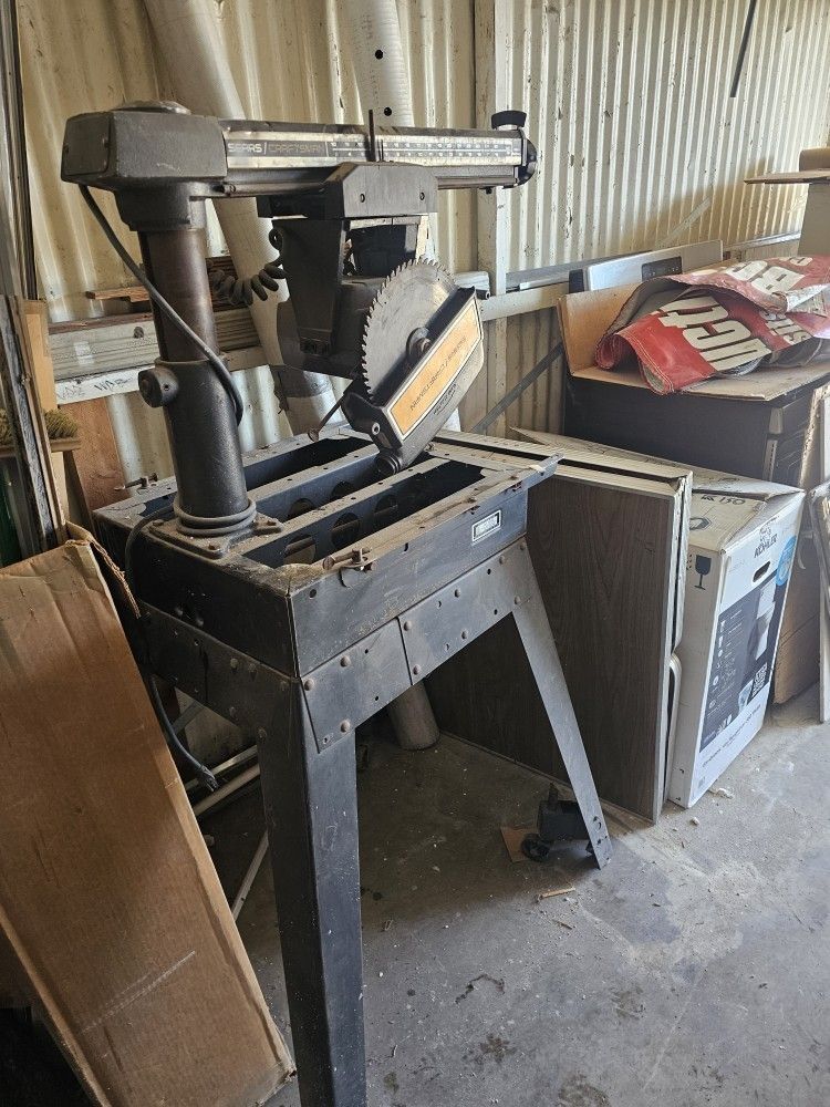 Sears Craftsman Radial Arm Saw 10 Inch. Vintage