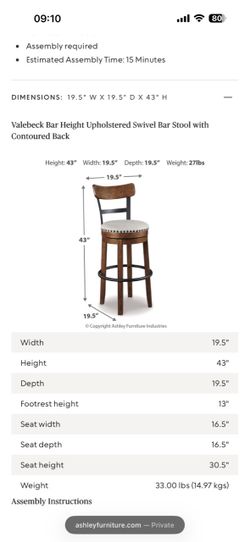 Breakfast bar stools