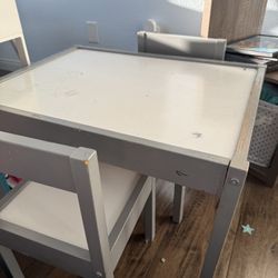 Kids Table And 2 Chairs