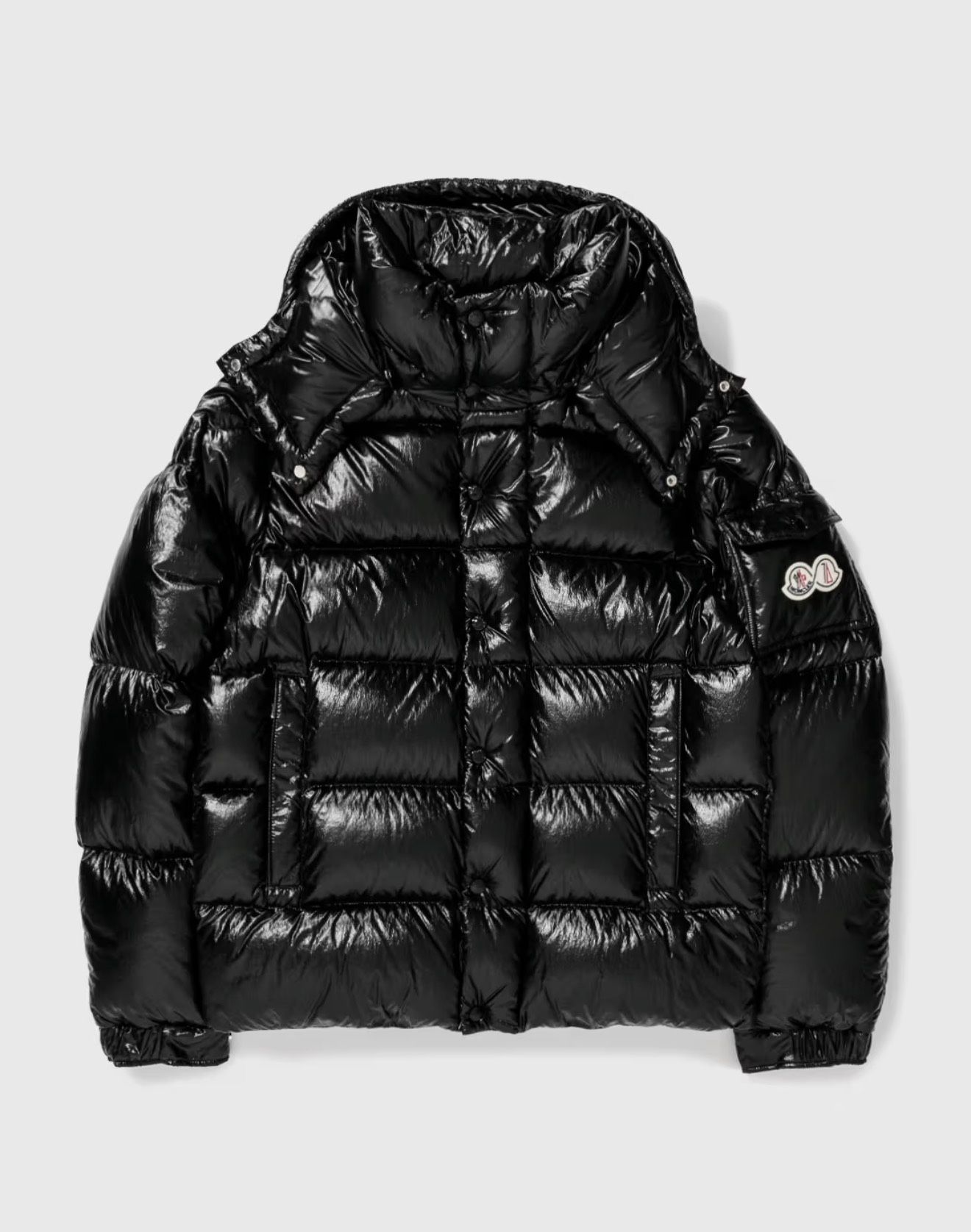 Moncler Maya 70 Hooded Short Down Jacket