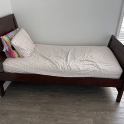 XL Twin Bed With Mattress And Bed Box