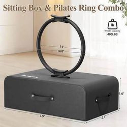 New PAETA Pilates Box for Reformer, Pilates Reformer Accessories with Pilates Ring, for Core Trainin