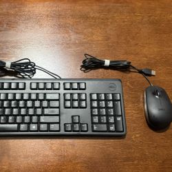DELL Wired Keyboard and Mouse