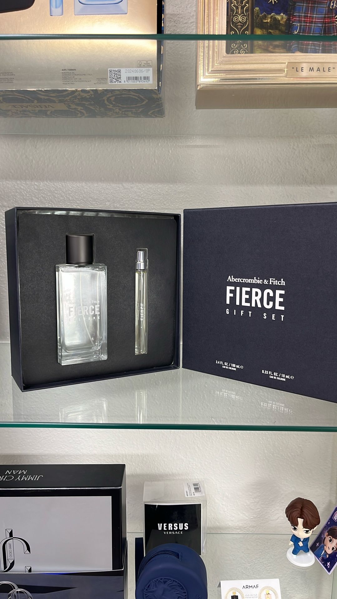 Abercrombie & Fitch Fierce Gift Set 3.4 Fl. Oz & 0.33 Fl.Oz.