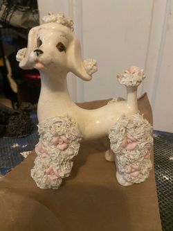 Vintage ceramic poodle