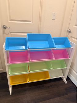 Toy storages shelf with box