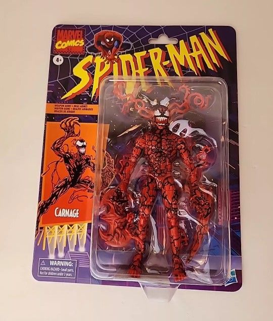 Marvel Legends Spide-Man Retro Carnage Target Exclusive NEW