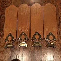 Vintage Evergo ceiling Fan (Blades Only)