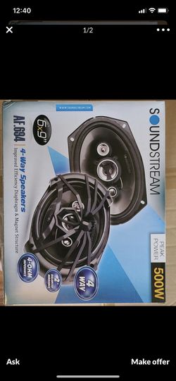 500 watt speakers!! Sound stream !! Brand new car speakers 🔊