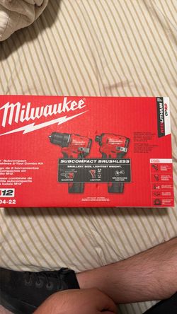 Milwaukee M12 Subcompact Brushless 2-Tool Combo Kit