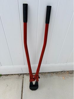 Very large heavy duty bolt cutters