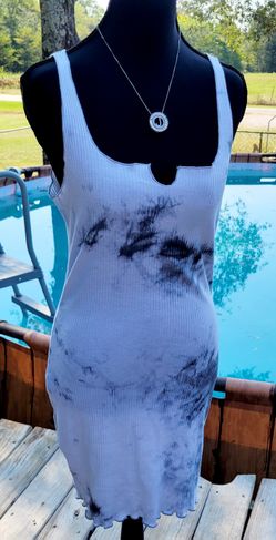 SHEIN Black and White Tank Dress