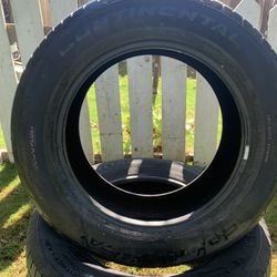 Pair of Continental CrossContact LX20 Tires