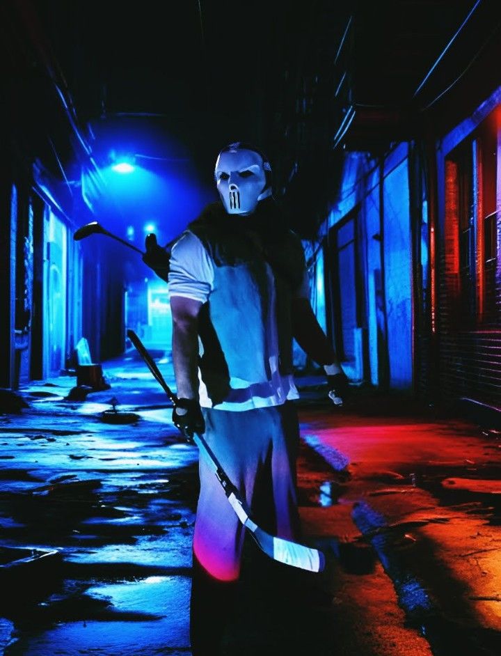TMNT CASEY JONES Adult Halloween Costume 