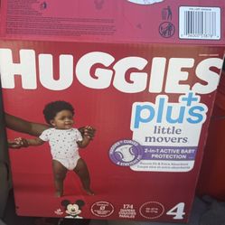 Huggies Plus Diapers Size 4