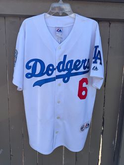 Vintage Los Angeles LA Dodgers Joe Torre #6 Majestic 50th Anniversary Jersey XL