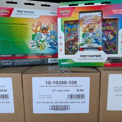 Pokemon FIRST PARTNER ILLUSTRATION COLLECTION CASE