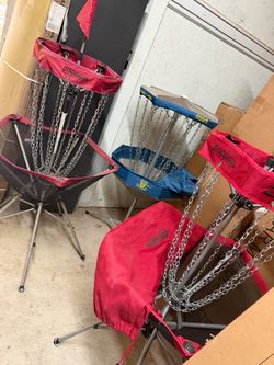 Portable Disc Golf Baskets