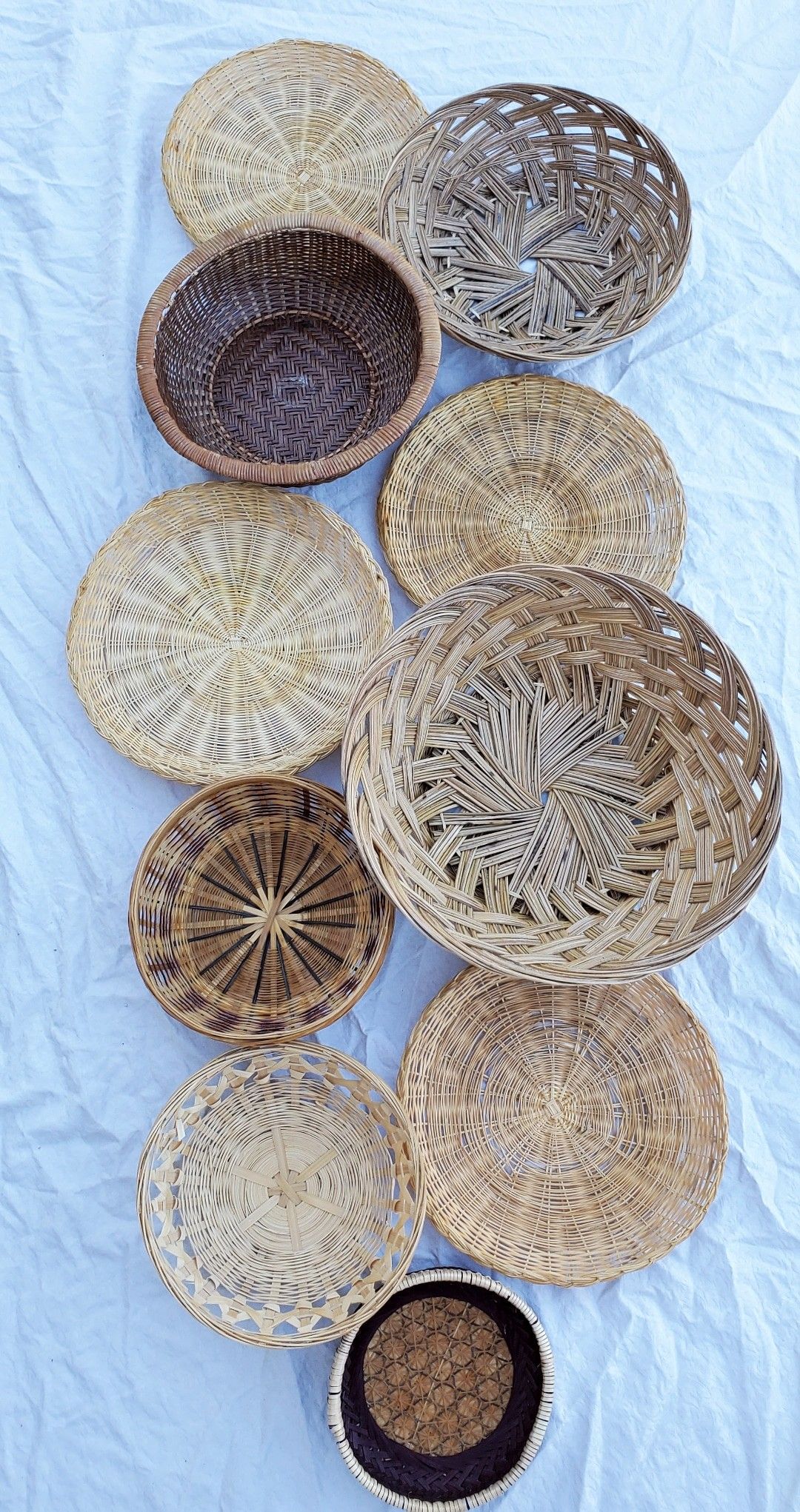 Beautiful 10 Piece Wall Basket Set