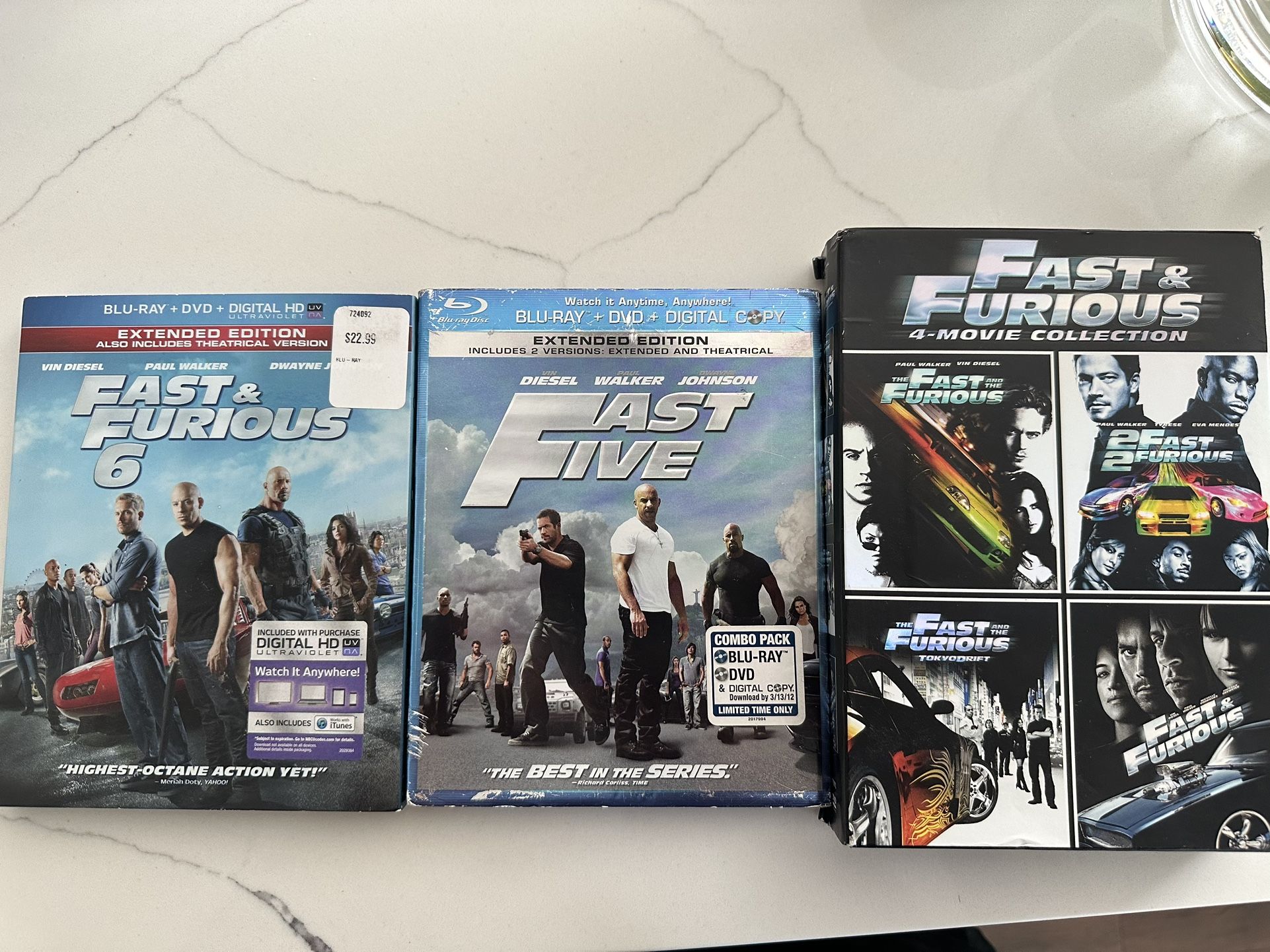 The Fast And The Furious Movies Bundle (1-6)