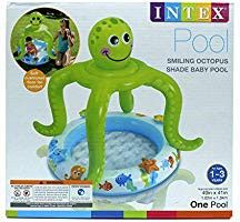 New! Intex Smiling Octopus Shade Baby Pool