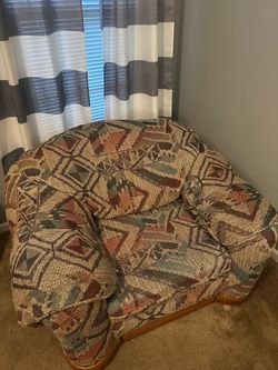 Vintage Southwestern Accent Chair