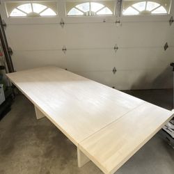 Pottery Barn Cayman Solid Wood Extendable Dining Table