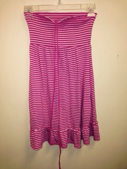 Women's Victoria's Secret PINK pink and white striped small dress