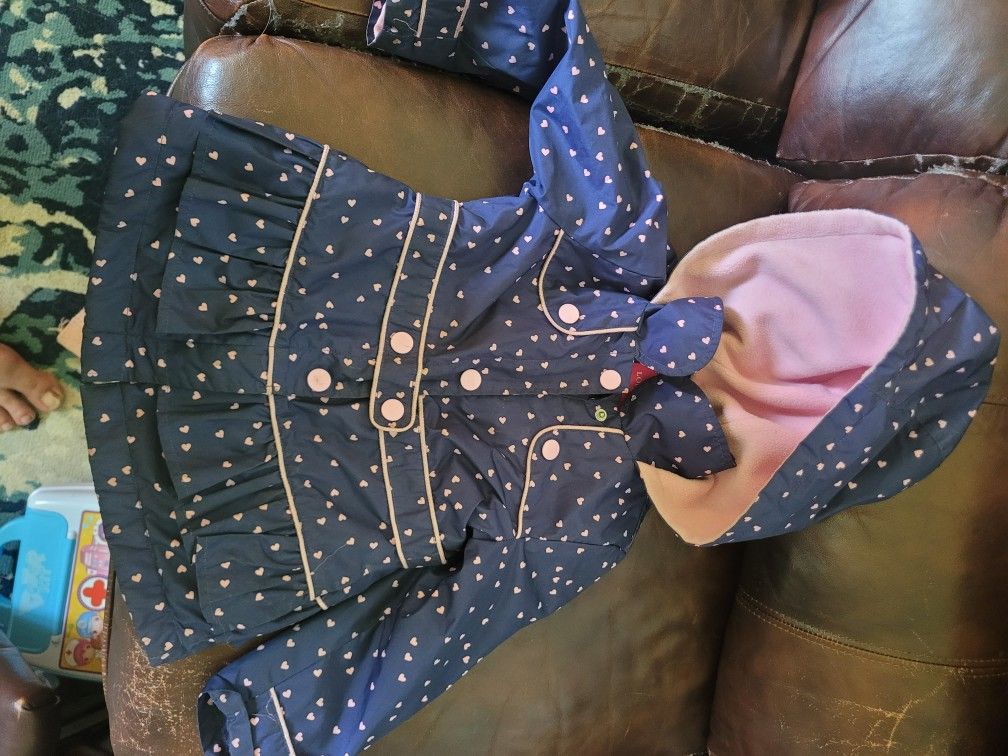 GIRLS RAIN COAT 3T