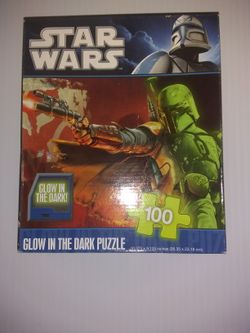 Star Wars Boba Fett puzzle (glow in the dark)