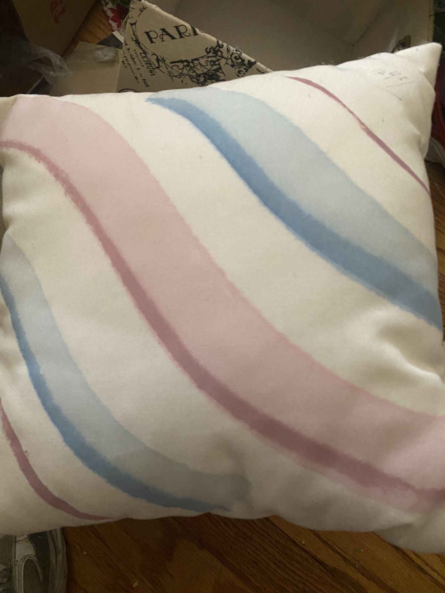 Small Blue/Pink/ Purple Pillow