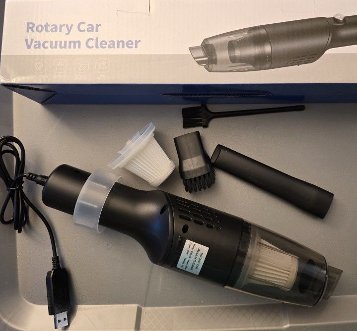 9v ROTARY CAR VACUUM CLEANER