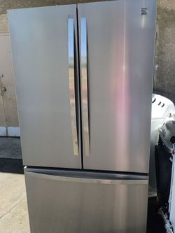 Whirlpool three door fridge
