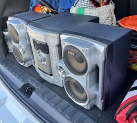 Boombox Sony Hybrid Dual Woofer HCD - GX25