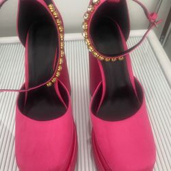 BARBIECORE BRATZ DOLL costume Halloween Platform 38 High Heels BARBIE Pink Shoe