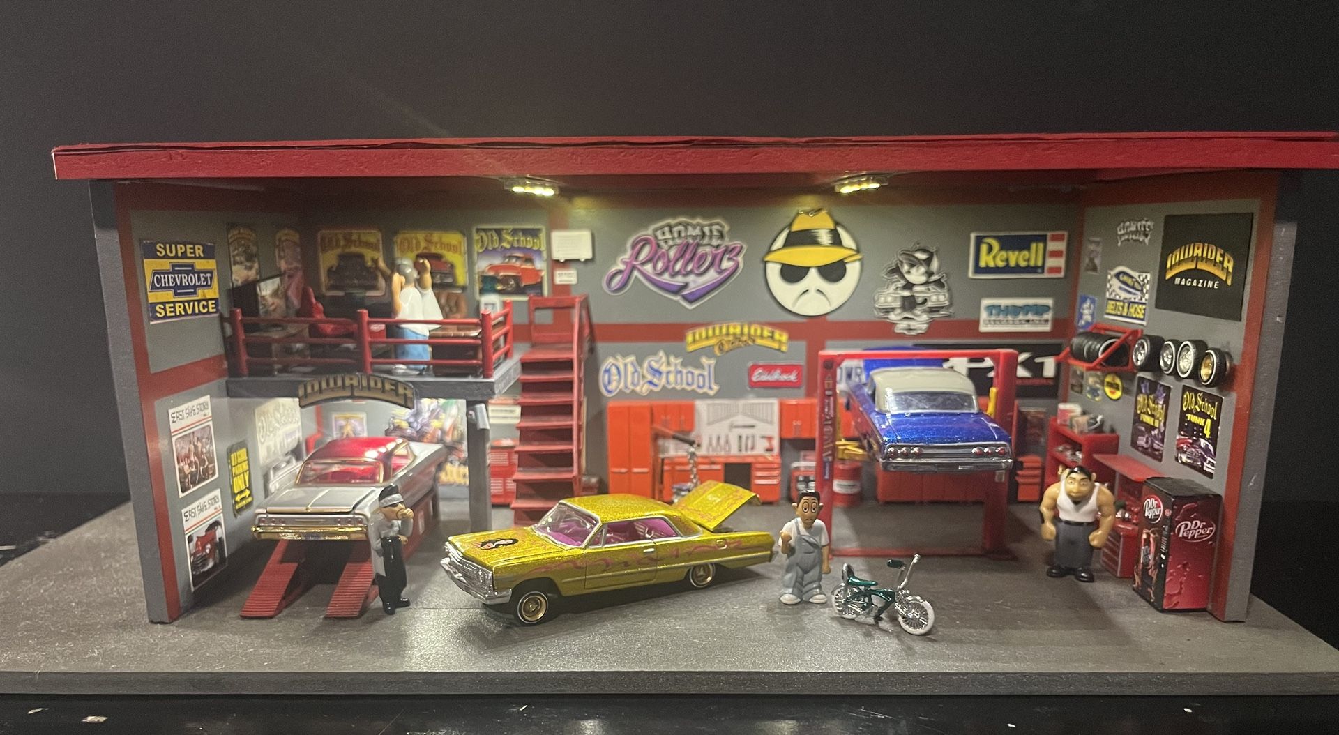 1/64 Custom Lowrider Diorama