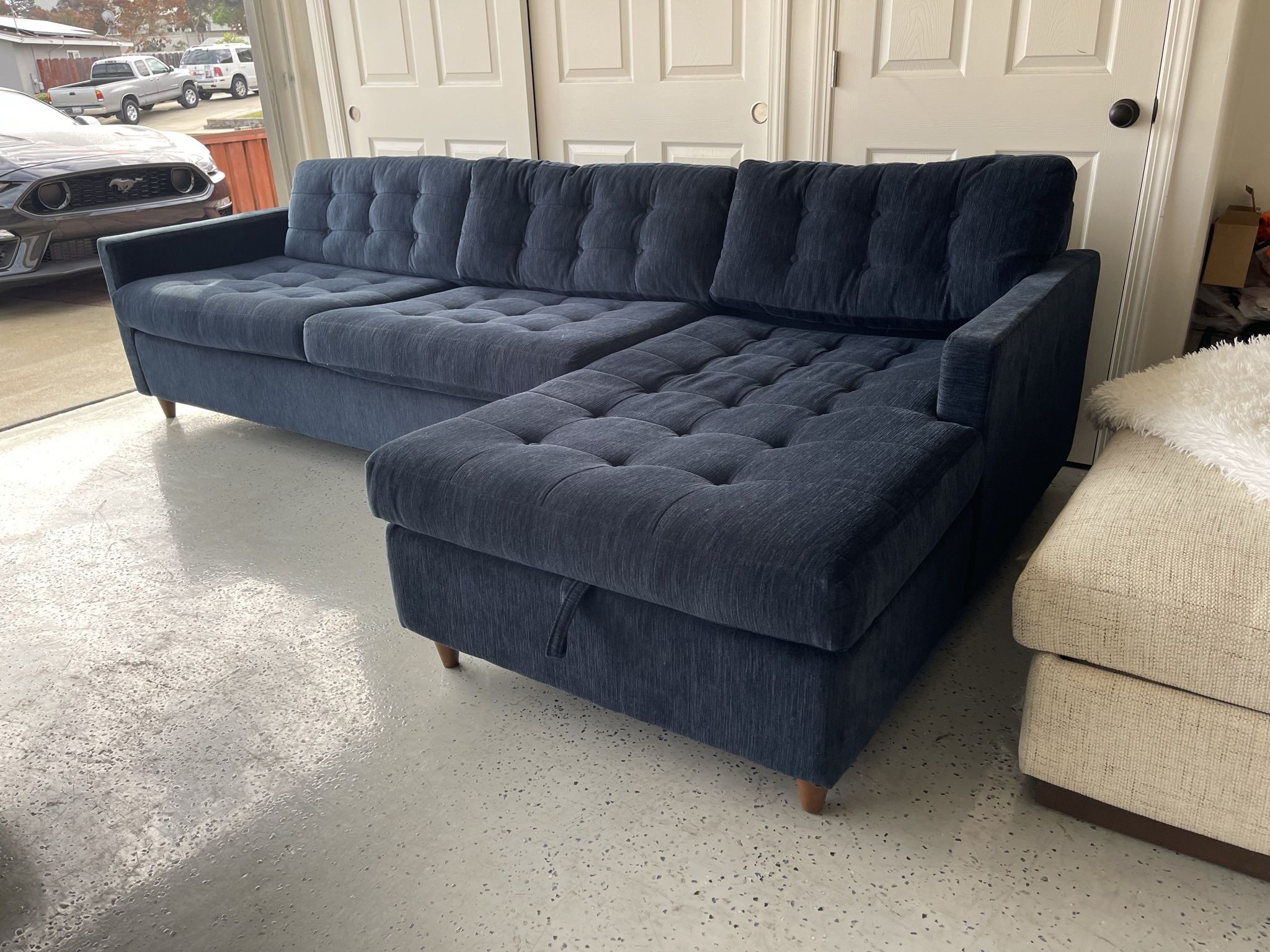 New Joybird Eliot Sleeper Sectional With Storage