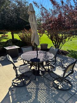 Cast Iron Outdoor Patio Set