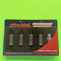 Traxxas 10765 Gray Aluminum Shocks GTR Long w/ Springs for Mini Maxx