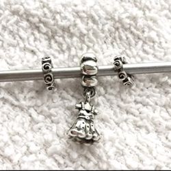 3 Pandora Charm/spacers