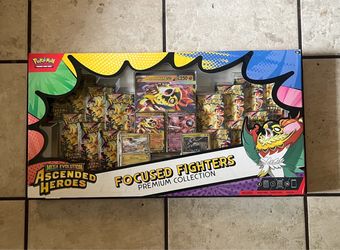 Pokémon Mega Evolution Ascended Heroes Focused Fighters Premium Collection