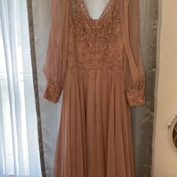 Rose gold Dress, Size XL 