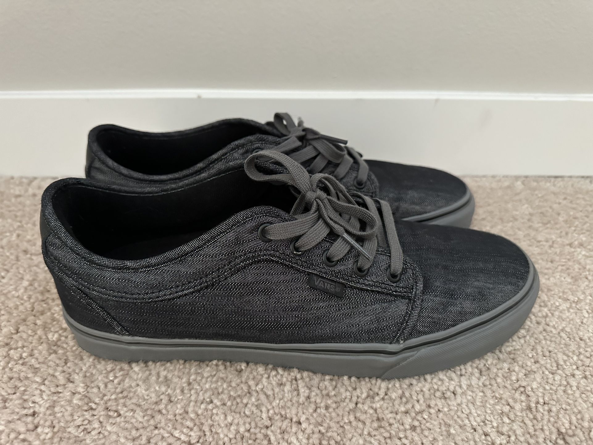 Vans Size 12 Gray And Black
