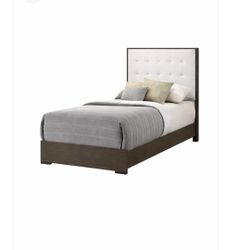 Twin Bed W/ Mattress Set 
