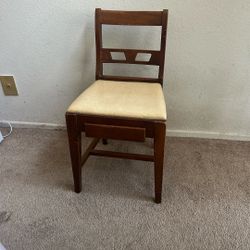 Vintage Ladder Back Sewing Chair