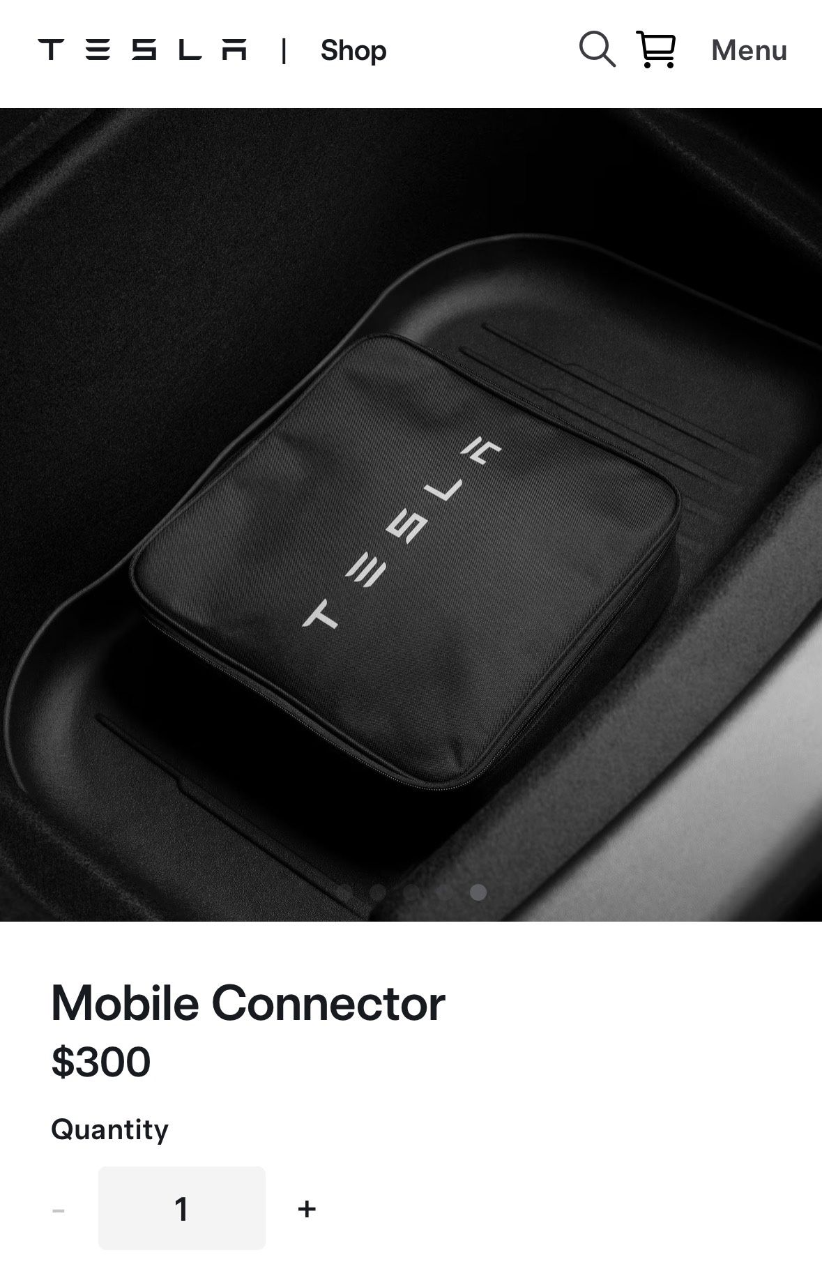 Tesla Mobile Connector and Mount