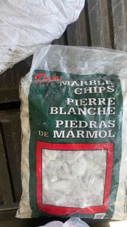 Two marble chips Pierre Blanche.