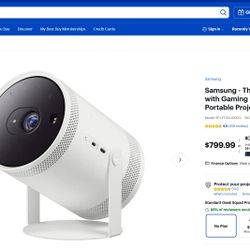 Samsung  The Freestyle 2nd Gen with Gaming Hub FHD HDR Smart Portable Projector